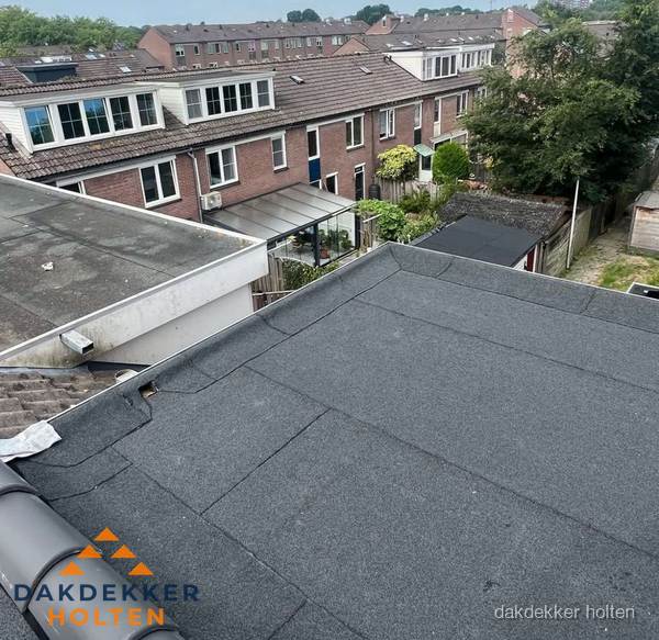 Dakinspectie plat dak aanbouw in Holten